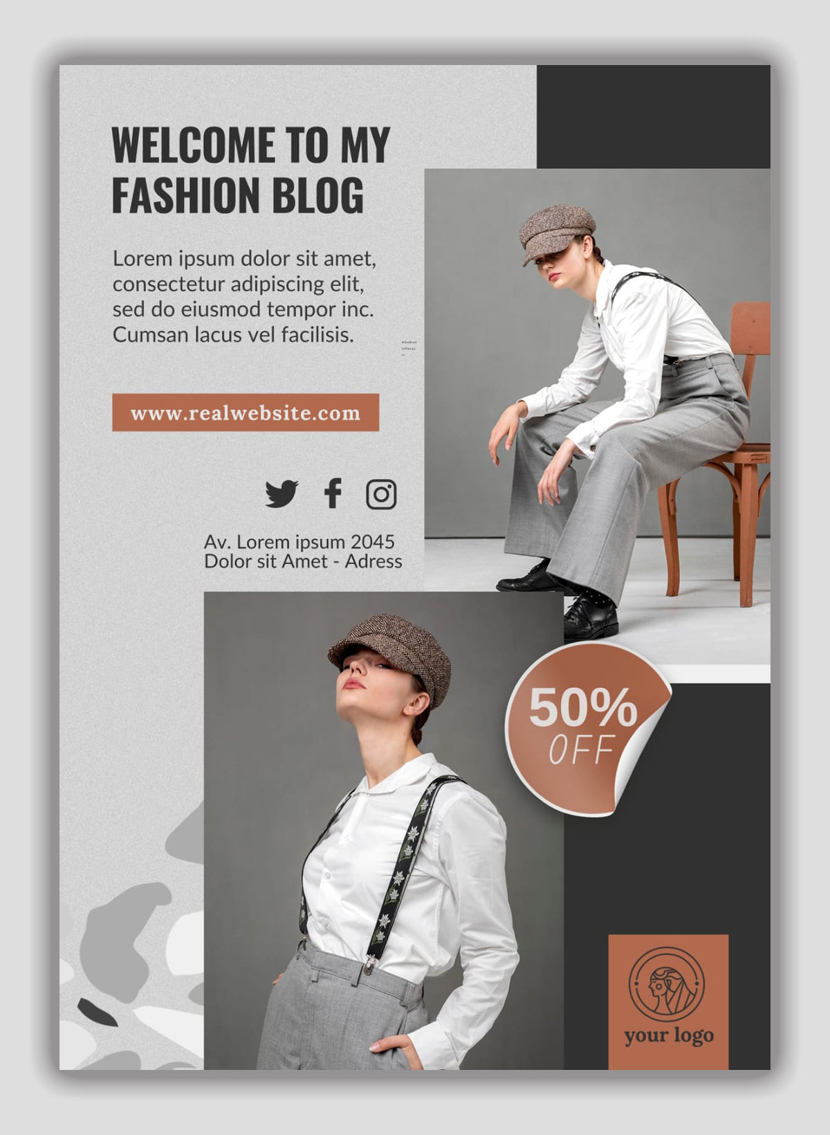 Editorial Fashion Promo Flyer