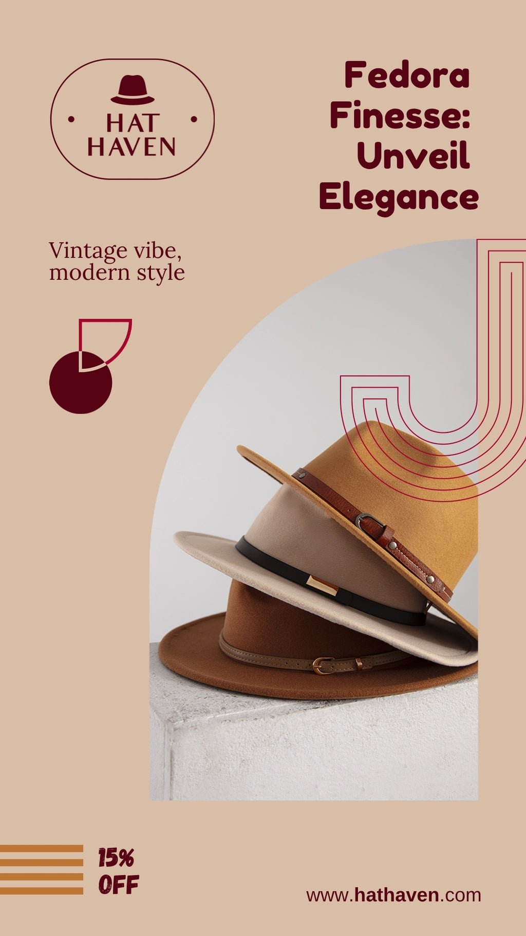 Fedora Finesse Hat Catalog Design