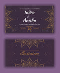Luxury Mandala Wedding Invitation