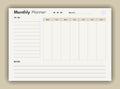Printable Monthly Calendar