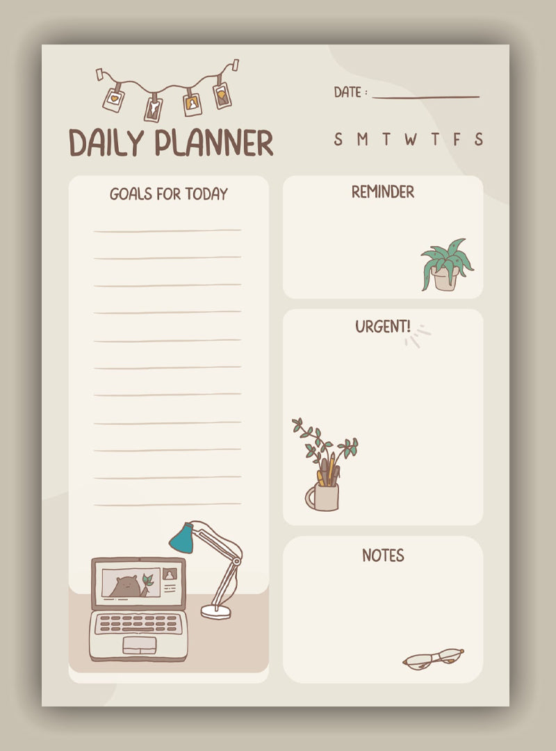 Cute Daily Planner