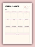 Annual Goal Setting Planner